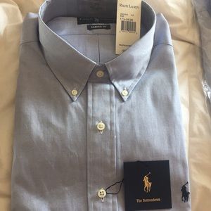 Ralph Lauren Buttondown Classic Fit 17.5x34/35 NWT